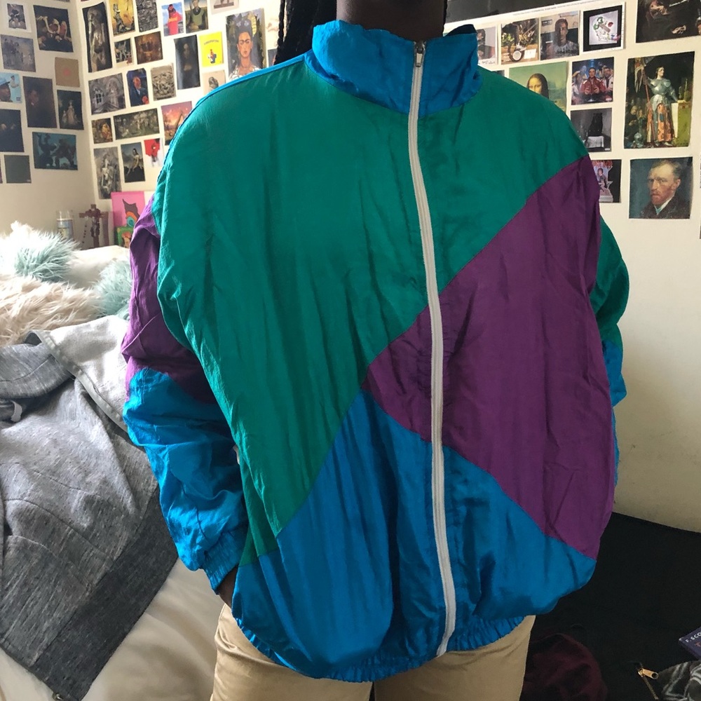 RETRO BOMBER JACKET URBAN OUTFITTERS